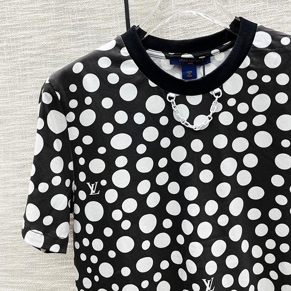 ルイヴィトン LV × YK インフィニティ ドット Tシャツ コピー モダン vud77693