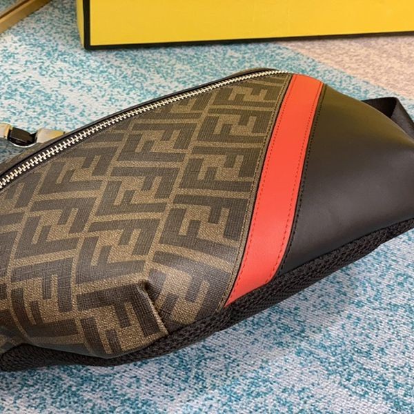 希少 フェンディ マルチカラーレザー 偽物 ベルトバッグ fes85713
