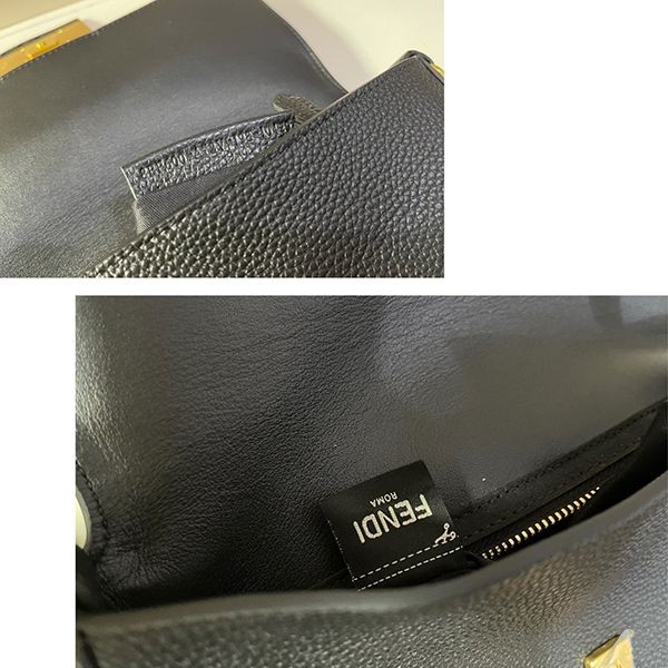 激安価格！フェンディ マイクロ フラット バゲット レザー バッグ 偽物 fed13953