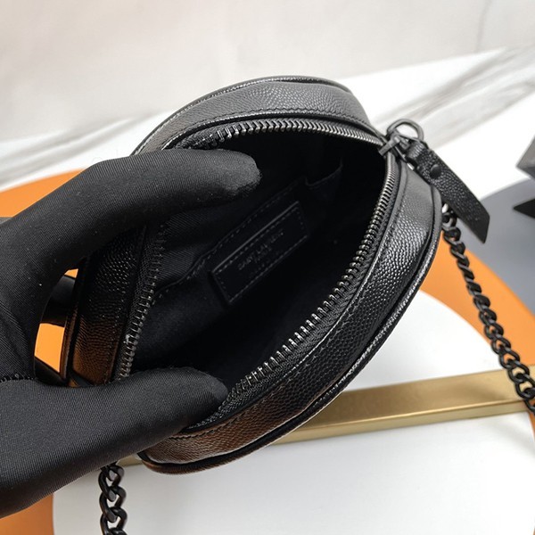 サンローラン VINYLEヴィニル 偽物 ミニバッグ 丸 お洒落に♪ Sac47981