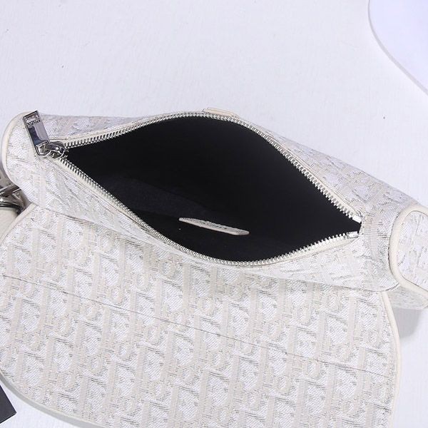 確保済みディオール Saddle バッグ 偽物 Oblique ベージュ クロスボディ 1ADPO093YZY