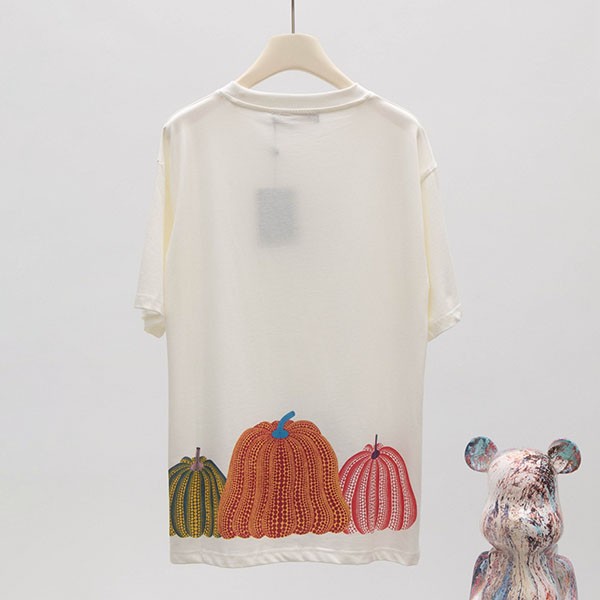 最新でオシャレコラボ ルイヴィトン 草間彌生 Tシャツ パロディ 1AB74Y