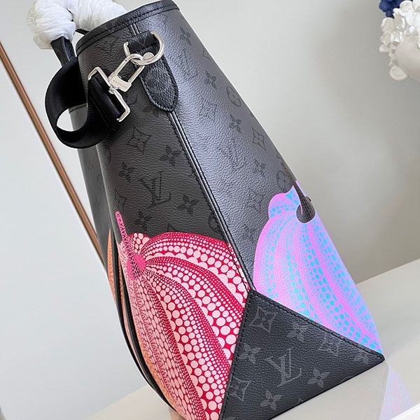ルイヴィトン LV×YK 草間彌生 偽物 ウィークエンド トートバッグ M46434