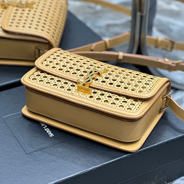 ★日本!!人気！サンローラン ソルフェリーノ box コピー ウィッカー ショルダーバッグ Saf14859