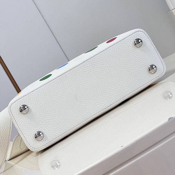 素敵なLV×YK カプシーヌ BB 偽物 ハンドバッグ ホワイト M21637