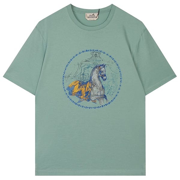 【希少♪涼し気に】エルメス Tシャツ コピー 2色 erw12324