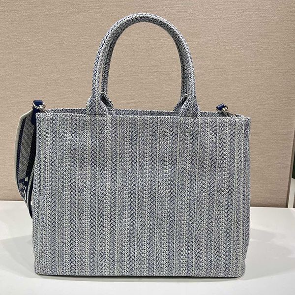 秋冬大セールプラダ デニム ファブリック 2WAYハンドバッグ 偽物 pux72519