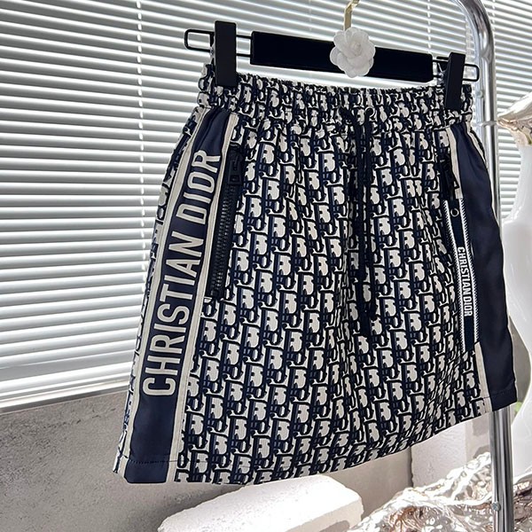 【ラフに着れる★】ディオール ショートパンツ コピー オブリーク 117P21A2970_X5803