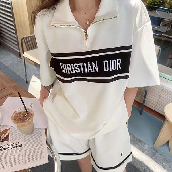 ディオール コピー ロゴプリントTシャツ&ショートパンツ dew25094