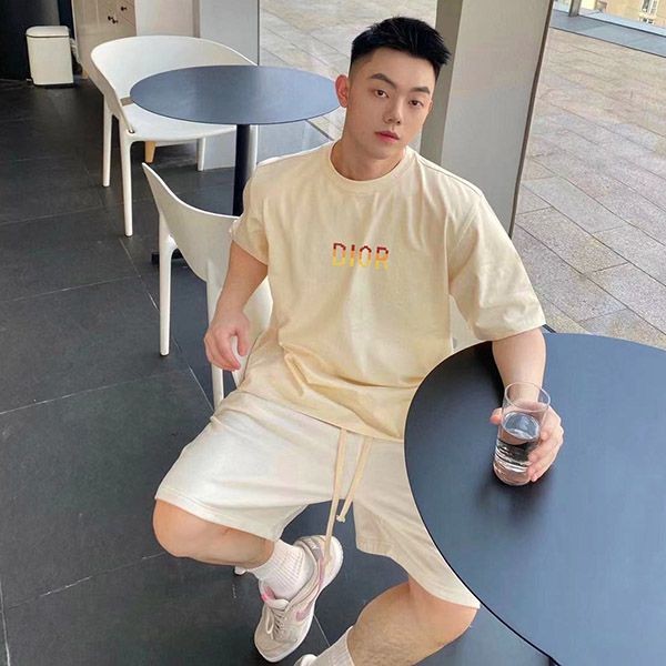 可愛い ディオール Tシャツ 偽物 テリーコットン der22299