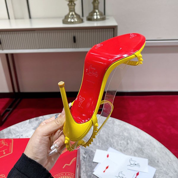 ルブタン コピー パンプス Loubi Queen ヒール 100MM Ruv71060