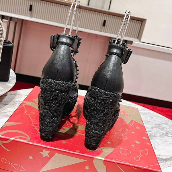 クリスチャンルブタン コピー ウェッジサンダル Malfadina Zeppa シューズ 2色 Rum72879
