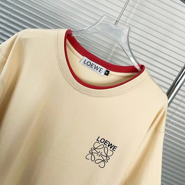高品質ロエベ コットン アナグラム Tシャツ スーパーコピー lom25556