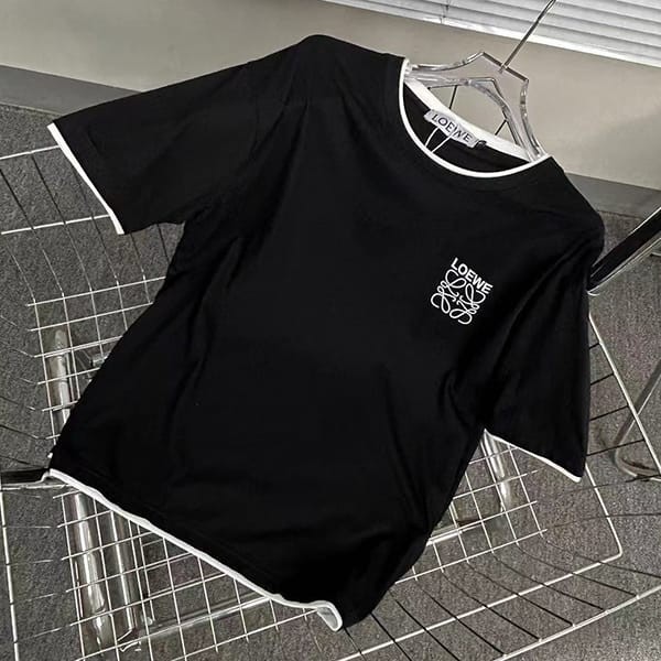 n級 おすすめロエベ コットン アナグラム Tシャツ スーパーコピー lol04461