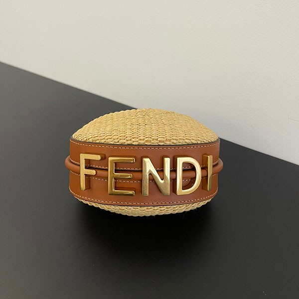国内未入荷☆フェンディ 偽物☆Nano Fendigraphy ホーボー かごバッグ ナノ fel95022
