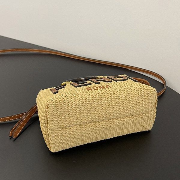 フェンディ ミニ バイ ザ ウェイ コピー ラフィアバッグ fey38323