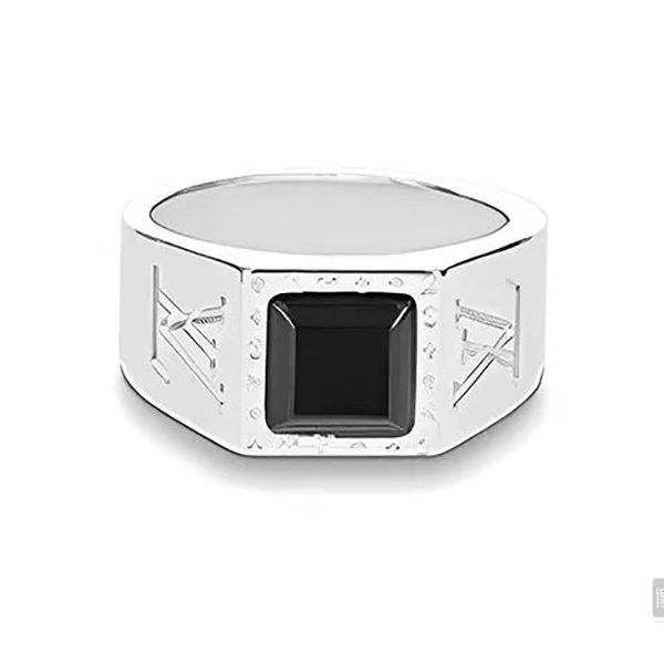 完売人気☆上品 ルイヴィトン ONYX SIGNT リング コピーシルバー vux78699