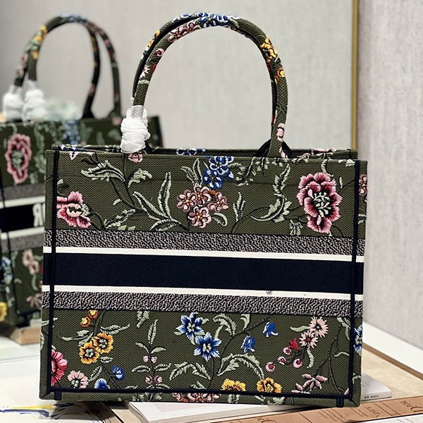 ディオール ブックトート コピー Petites Fleurs ミディアムバッグ det52252