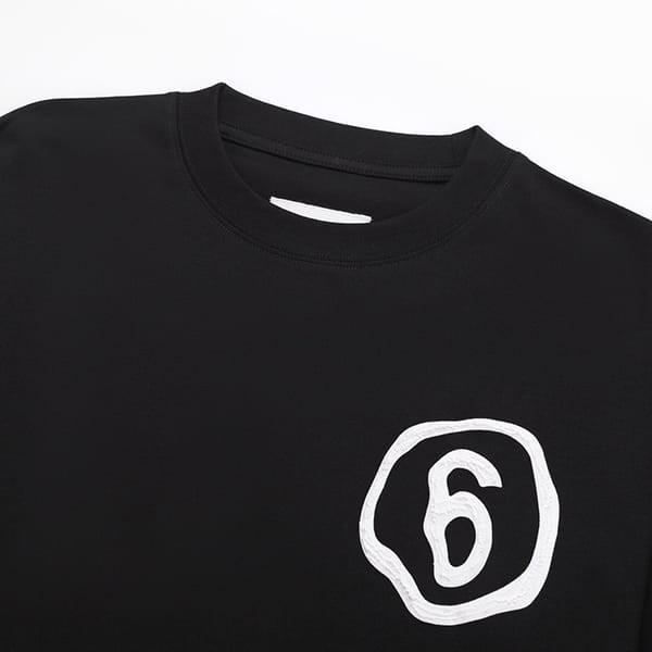 すぐ届くMM6 コピー メゾン マルジェラ ナンバリング ロゴ Tシャツ 3色 Maa17051