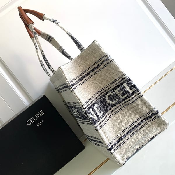 ★日本!!人気！セリーヌ 偽物 テキスタイルロゴ ラージ カバ タイス トートバッグ Ceo41111