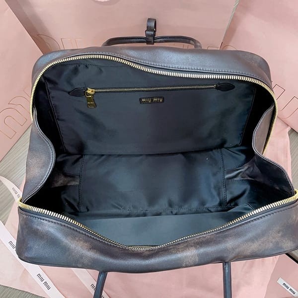 速達発送ミュウミュウ 偽物 レザートップハンドルバッグ myi21738