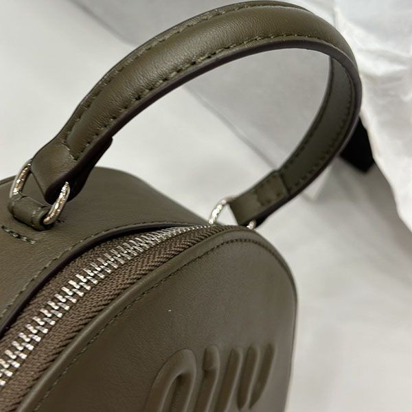 売上総額１位！ミュウミュウ レザー トップハンドルバッグ myf28741