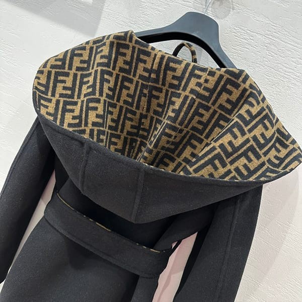 注目★フェンディ スーパーコピー ベージュ ウールジャケット リバーシブル feu52617