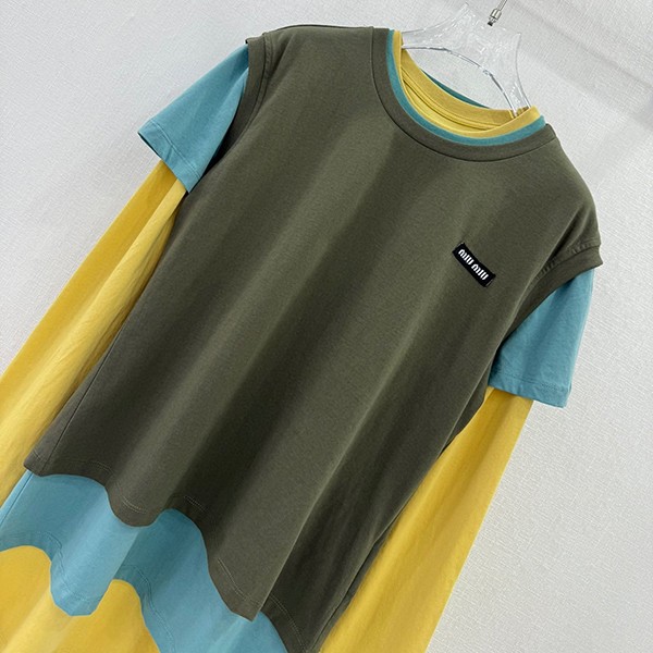 高品質ミュウミュウ コピー ジャージー Tシャツ 3枚セット myp58681